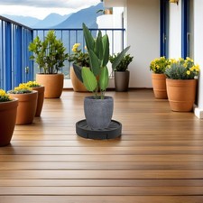  Soucoupe Pot Fleur Porte Plante Roulettes Bac À Plantes Rond Plateau De