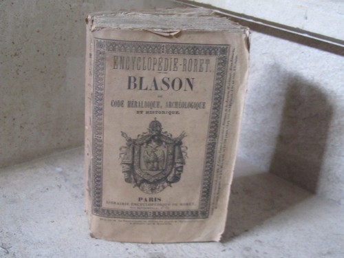 Encyclopédie roret blason - encyclopédie,