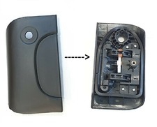 POIGNEE DE PORTE EXTÉRIEURE ARRIERE pour Renault Kangoo (1997-2007) NOIR