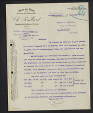 BONNEFONTAINE prés MIREBEL (39) BOIS / SCIERIE du PATOUILLET "C. POUILLARD" 1920