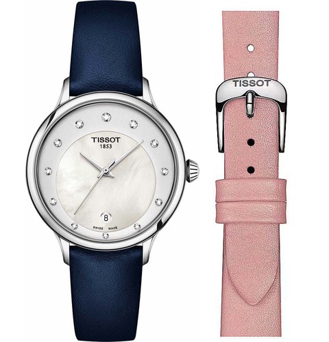 Tissot montre bleu analogique - montre,