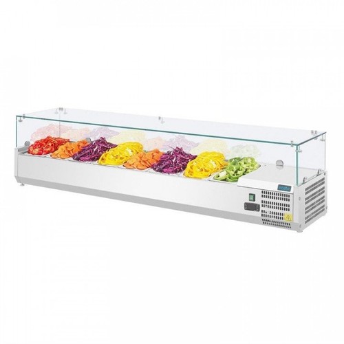 Vitrine inox réfrigérée - , à