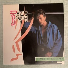David Bowie Never Let Me Down / '87 And Cry 7" 45rpm French Press 1987 Vinyl