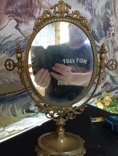 Psyche miroir laiton - miroir,