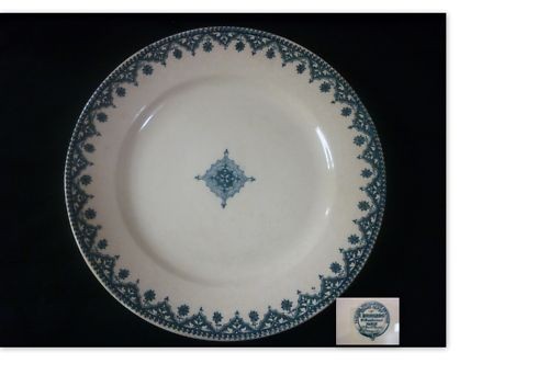 Assiette ancienne faïence - assiette, en