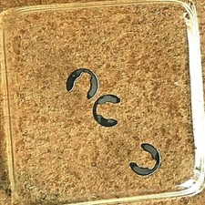 X3 pcs ETA 2834-2/2836-2 clip disque indicateur du jour part NO 2780 83.171 