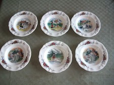 6 assiettes creuses OBERNAI "
