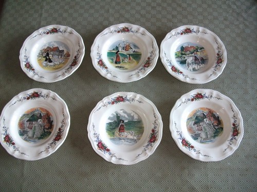 Assiettes creuses obernai - assiettes, "