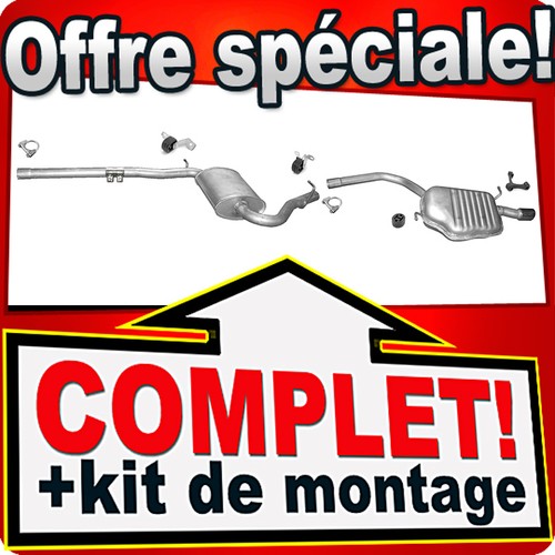 échappement pour audi b6 - pour,