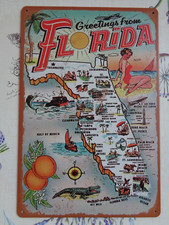 TOLE METAL FLORIDA PIN UP MER