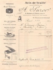 1898 PRODUCTEUR DU FIL AU