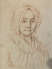 Dessin Crayon 1850 Portrait
