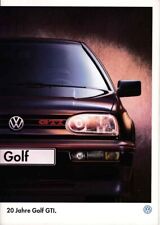 Catalogue Brochure VW Golf GTI 20 Jahre 04/1996 Allemagne / Deutschland