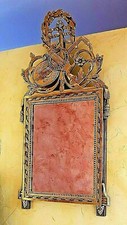 Miroir louis xvi doré - miroir,