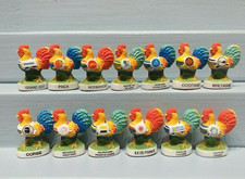 Série complète de fèves LES COQS DE NOS REGIONS Mat * 132