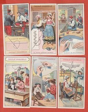 15 CHROMOS - CHOCOLAT D'AIGUEBELLE - LES POINTS DE COUTURE