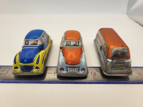 Vintage tin toy cars - tin,