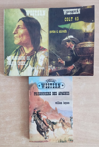 Lot livres poche western - livres, de