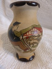 GRES D'ART BASQUE PETIT VASE