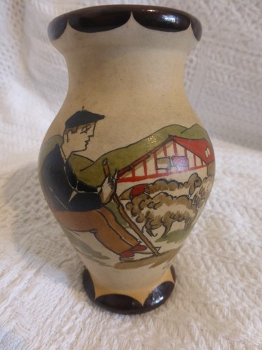 Gres art basque petit - d'art, vase