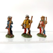 x3 Figurine Diverse Métal