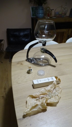 Cafetiere cona depression glas - cona,