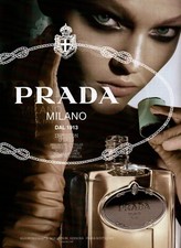 Publicité papier Parfum. Perfume ad. PRADA Infusion d'Iris 2008