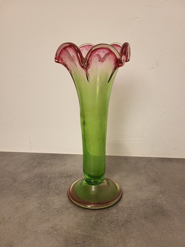 Ancien vase cristal - ancien,