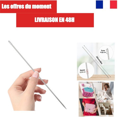 Aiguille longue cuir - , et