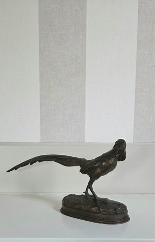 Sculpture bronze signée - en,
