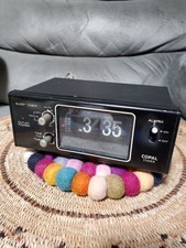 Copal Mini 222 Flip Clock Vintage Retro Orange 60Hz Table Clock Japon