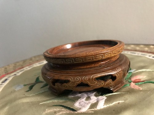Socle support bois vase - socle,