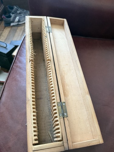 Boite classeur bois vues - bois,