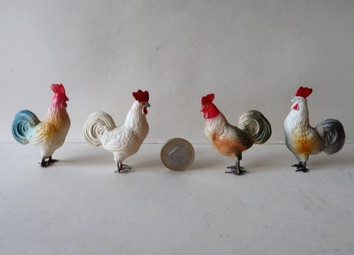 Celluloid ancien lot coq - ancien, 4