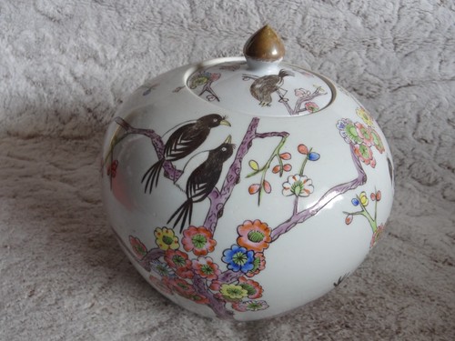Ancien pot gingembre décor - a,