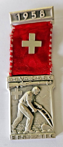 Medaille suisse travail - medaille,