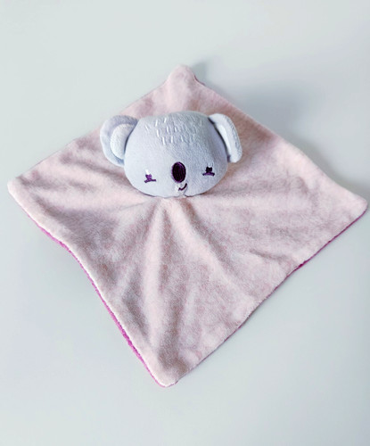 Doudou plat carré - doudou, koala/ours