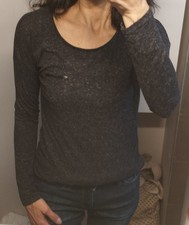 top haut teeshirt ML camaieu T