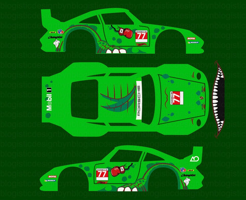 Porsche 993 custom waterslide - custom,
