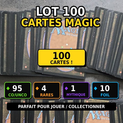 Lot 100 cartes magic 95 - cartes,