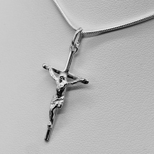 Pendentif crucifix argent - pendentif,