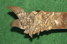 COUPE  PAPIER  BRONZE   19 EME    DE   A.  VILLIEN 