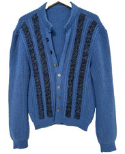 M/L Vtg 60s Blue Stripe Boxy