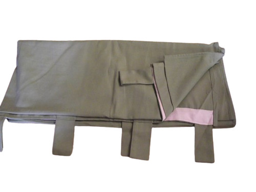 Rideau coton vert 132 x - 1,