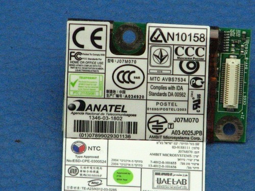 Modem fax ibm thinkpad - ibm,