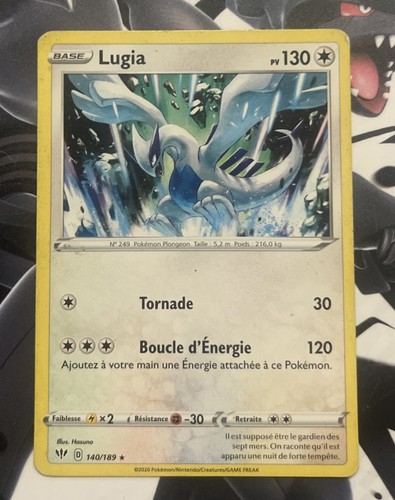Carte pokémon rare lugia - carte,