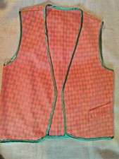 Gilet sans manche -  Vintage - T.44 / 48  Style Arlequin -  Théâtre Déguisement