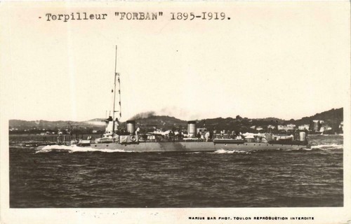 Cpa torpilleur forban ships - forban,