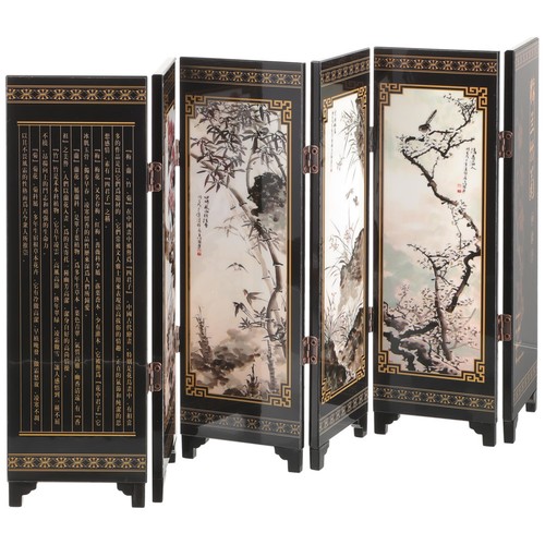 Mini paravent mural chinois - ,