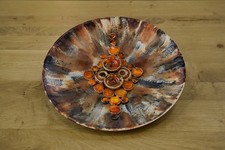 Assiette murale en céramique de Ruscha 1960's